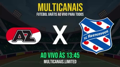 Assistir AZ Alkmaar x Heerenveen ao vivo online grátis em HD – 22/05/2025