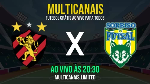 Assistir Sport Recife x Sorriso ao vivo online grátis em HD – 22/05/2025