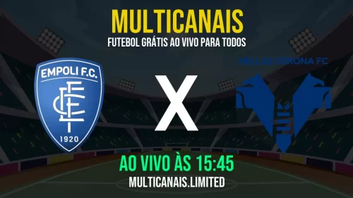 Assistir Empoli x Hellas Verona ao vivo online grátis em HD – 25/05/2025