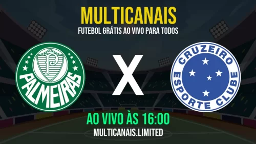 Assistir Palmeiras x Cruzeiro ao vivo online grátis em HD – 22/05/2025