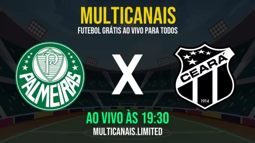 Assistir Palmeiras x Ceará ao vivo online grátis em HD – 22/05/2025