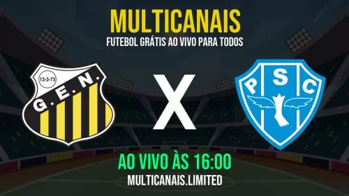 Assistir Novorizontino x Paysandu ao vivo online grátis em HD – 25/05/2025