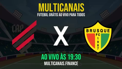 Assistir Athletico x Brusque ao vivo online grátis em HD – 20/05/2025