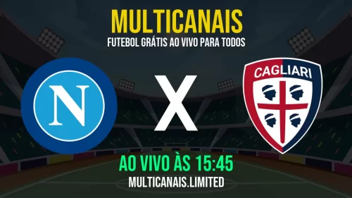 Assistir Napoli x Cagliari ao vivo online grátis em HD – 23/05/2025