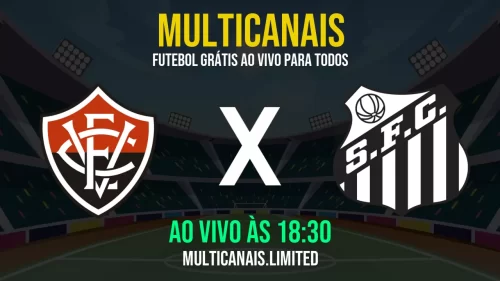 Assistir Vitória x Santos ao vivo online grátis em HD – 25/05/2025