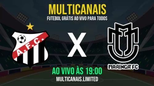 Assistir Anápolis x Maringá ao vivo online grátis em HD – 25/05/2025