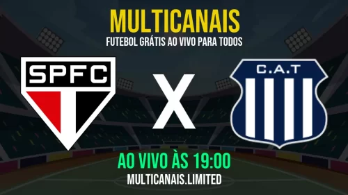 Assistir São Paulo x Talleres ao vivo online em HD – 27/05/2025, com transmissão estável e gratuita