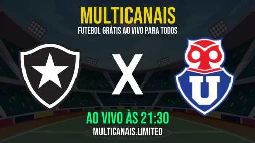 Assistir Botafogo x Universidad de Chile ao vivo online em HD – 27/05/2025, com transmissão gratuita e estável