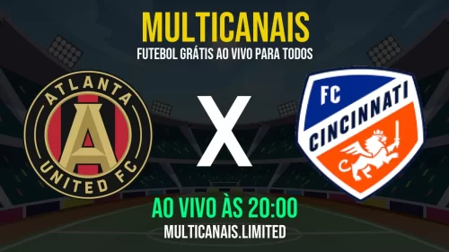 Assistir Atlanta United x FC Cincinnati ao vivo online grátis em HD – 25/05/2025